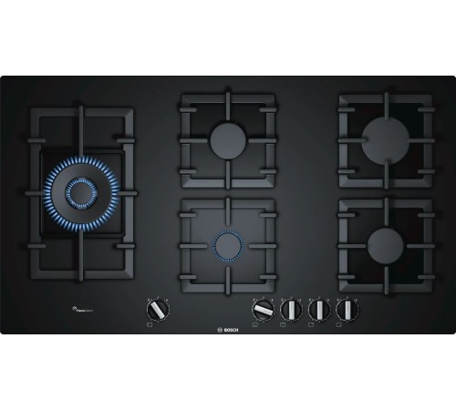 Газовая варочная поверхность Bosch Serie 6 PPS9A6B90 черный Газовая варочная поверхность Bosch Serie 6 PPS9A6B90 черный