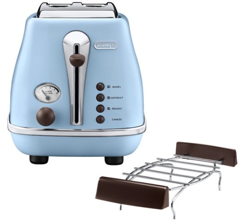 Тостер Delonghi CTOV2103.AZ 900Вт голубой Тостер Delonghi CTOV2103.AZ 900Вт голубой