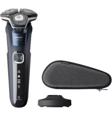 Бритва роторная Philips S5885/35 реж.эл.:3 питан.:аккум. синий/черный