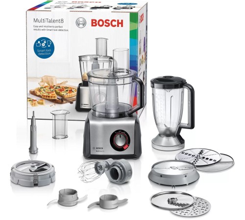 Кухонный комбайн Bosch MC812M865 1250Вт серебристый Кухонный комбайн Bosch MC812M865 1250Вт серебристый
