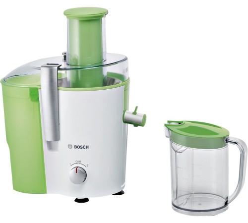 Соковыжималка центробежная Bosch MES25G0 700Вт рез.сок.:1250мл. белый/зеленый