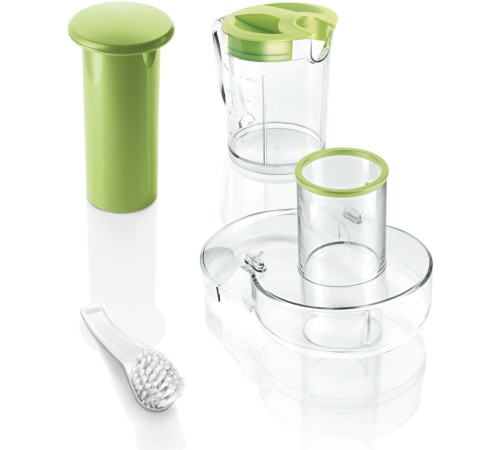 Соковыжималка центробежная Bosch MES25G0 700Вт рез.сок.:1250мл. белый/зеленый