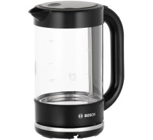 Чайник электрический Bosch TWK70B03 1.7л. 2400Вт черный корпус: стекло