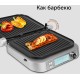 Электрогриль Red Solution SteakPRO RGM-M816P 2100Вт черный/серебристый