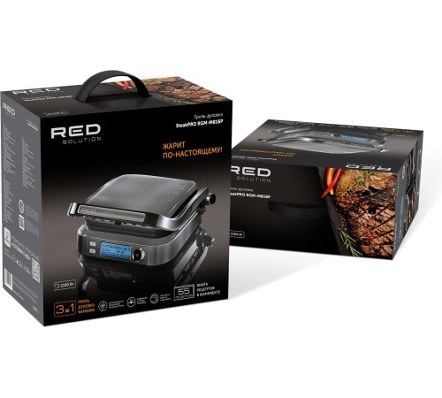 Электрогриль Red Solution SteakPRO RGM-M816P 2100Вт черный/серебристый Электрогриль Red Solution SteakPRO RGM-M816P 2100Вт черный/серебристый