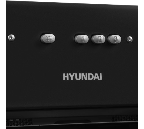 Вытяжка встраиваемая Hyundai HBB 6036 BG черный управление: кнопочное (1 мотор) Вытяжка встраиваемая Hyundai HBB 6036 BG черный управление: кнопочное (1 мотор)