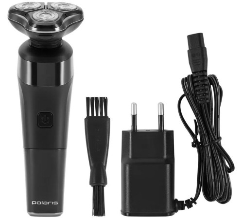 Бритва роторная Polaris PMR 0308RC реж.эл.:3 питан.:элек.сеть/аккум. черный Бритва роторная Polaris PMR 0308RC реж.эл.:3 питан.:элек.сеть/аккум. черный