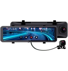 Видеорегистратор TrendVision CarPlay Mirror черный 2Mpix 2160x3840 2160p 150гр. MSTAR 8826