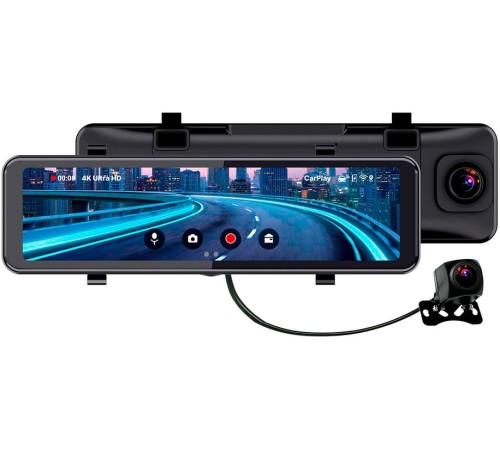 Видеорегистратор TrendVision CarPlay Mirror черный 2Mpix 2160x3840 2160p 150гр. MSTAR 8826 Видеорегистратор TrendVision CarPlay Mirror черный 2Mpix 2160x3840 2160p 150гр. MSTAR 8826