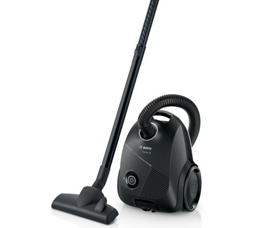 Пылесос Bosch Serie 2 BGBS2BA1P 600Вт черный
