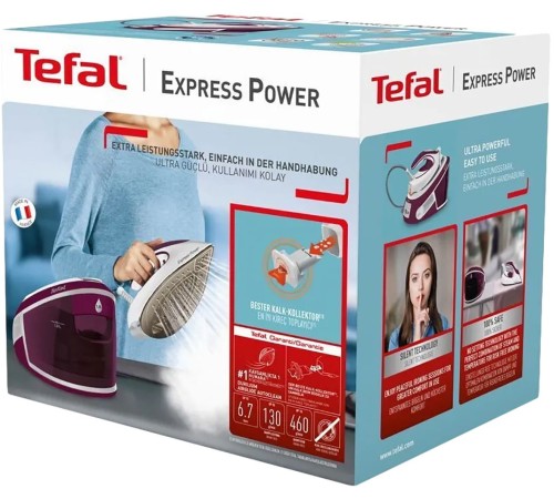 Парогенератор Tefal SV8061E0 2800Вт фиолетовый/белый