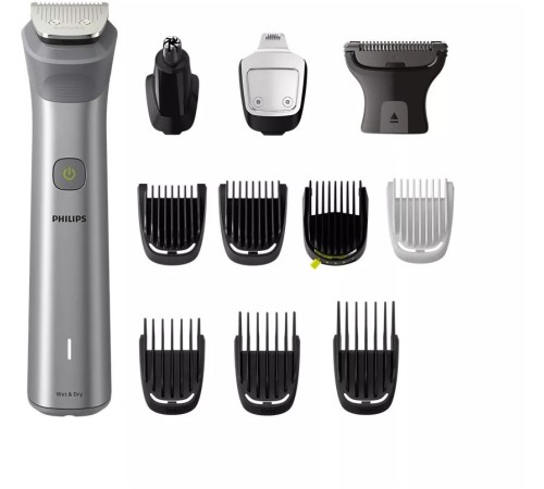 Триммер Philips MG5940/15 серебристый 5Вт (насадок в компл:12шт)