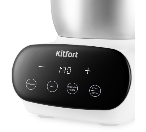 Миксер планетарный Kitfort КТ-3427 120Вт белый/черный Миксер планетарный Kitfort КТ-3427 120Вт белый/черный
