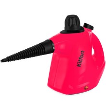 Пароочиститель ручной Kitfort КТ-9138-1 1050Вт черный/розовый