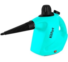 Пароочиститель ручной Kitfort КТ-9138-2 1050Вт черный/зеленый
