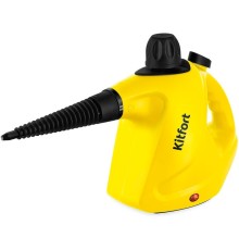 Пароочиститель ручной Kitfort КТ-9138-3 1050Вт черный/желтый
