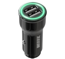 Автомобильное зар./устр. Wiiix UCC-5-2-01-ANT 2.4A (PD) 2xUSB универсальное черный