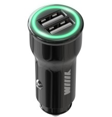 Автомобильное зар./устр. Wiiix UCC-5-2-01-ANT 2.4A (PD) 2xUSB универсальное черный