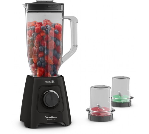 Блендер стационарный Moulinex Blendforce LM458810 600Вт черный Блендер стационарный Moulinex Blendforce LM458810 600Вт черный