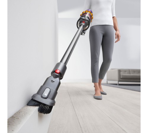 Пылесос Dyson V15 Detect Absolute (SV47) 660Вт желтый/никель