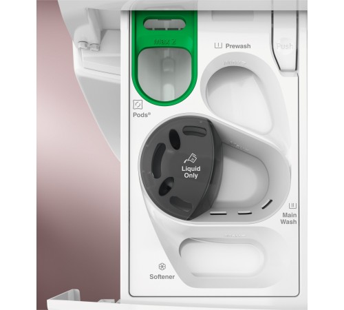 Стиральная машина AEG LFR73164OE пан.англ. класс: B загр.фронтальная макс.:10кг белый инвертер