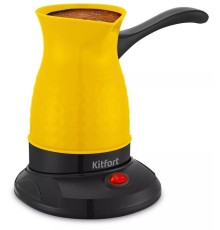 Кофеварка электрическая турка Kitfort КТ-7130-1 600Вт желтый/черный