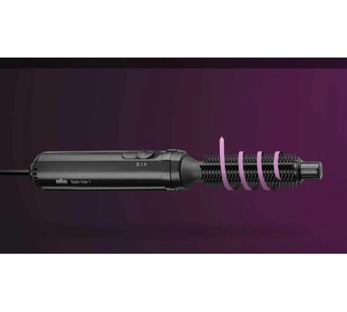Фен-щетка Braun BRAS110E 200Вт черный Фен-щетка Braun BRAS110E 200Вт черный