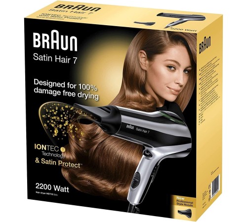 Фен Braun BRHD710E 2200Вт черный Фен Braun BRHD710E 2200Вт черный