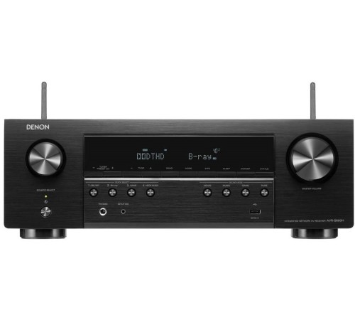 Ресивер AV Denon AVR-S660H 5.2 черный Ресивер AV Denon AVR-S660H 5.2 черный