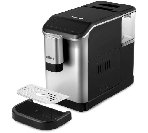Кофемашина Kitfort КТ-7166 1350Вт черный/нержавеющая сталь Кофемашина Kitfort КТ-7166 1350Вт черный/нержавеющая сталь