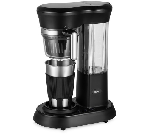 Кофеварка капельная Kitfort КТ-7141 600Вт черный/нержавеющая сталь Кофеварка капельная Kitfort КТ-7141 600Вт черный/нержавеющая сталь