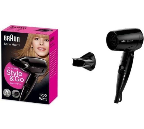 Фен Braun HD130 1200Вт черный Фен Braun HD130 1200Вт черный