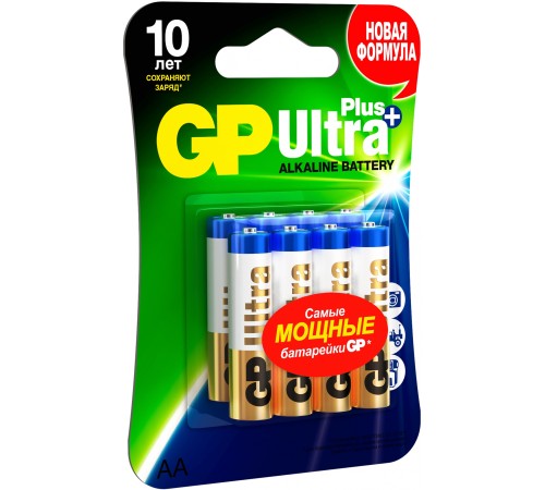 Батарея GP Ultra Plus Alkaline GP 24AUP-2CR8 AAA (8шт) блистер Батарея GP Ultra Plus Alkaline GP 24AUP-2CR8 AAA (8шт) блистер