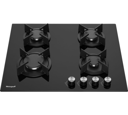Газовая варочная поверхность Weissgauff HG 640 BG черный Газовая варочная поверхность Weissgauff HG 640 BG черный