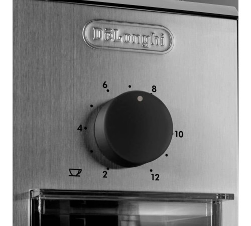 Кофемолка Delonghi KG89 110Вт сист.помол.:жернова вместим.:120гр серебристый Кофемолка Delonghi KG89 110Вт сист.помол.:жернова вместим.:120гр серебристый