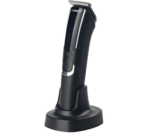 Машинка для стрижки Scarlett SC-HC63C73 черный 5Вт (насадок в компл:4шт) Машинка для стрижки Scarlett SC-HC63C73 черный 5Вт (насадок в компл:4шт)