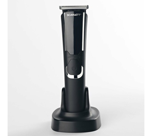 Машинка для стрижки Scarlett SC-HC63C73 черный 5Вт (насадок в компл:4шт) Машинка для стрижки Scarlett SC-HC63C73 черный 5Вт (насадок в компл:4шт)