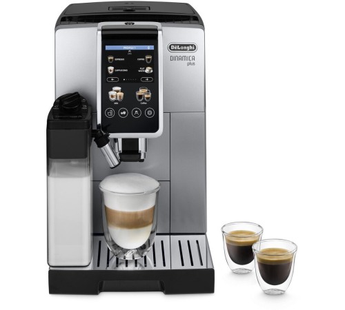 Кофемашина Delonghi Dinamica Plus ECAM380.85.SB 1450Вт серебристый/черный Кофемашина Delonghi Dinamica Plus ECAM380.85.SB 1450Вт серебристый/черный