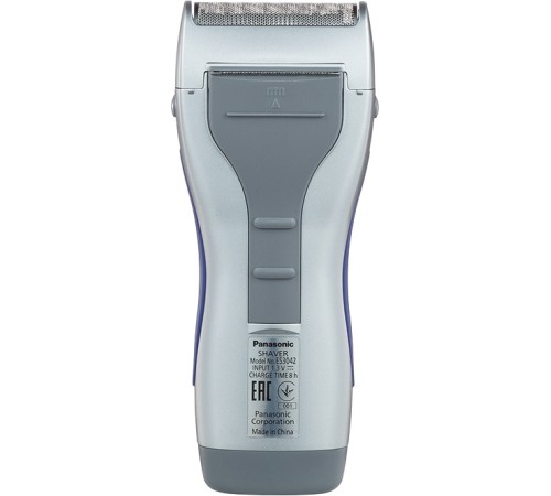 Бритва сетчатая Panasonic ES3042 реж.эл.:1 питан.:аккум. серебристый/синий Бритва сетчатая Panasonic ES3042 реж.эл.:1 питан.:аккум. серебристый/синий