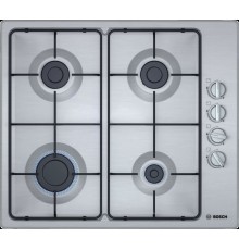Газовая варочная поверхность Bosch PBP6C5B82O нержавеющая сталь