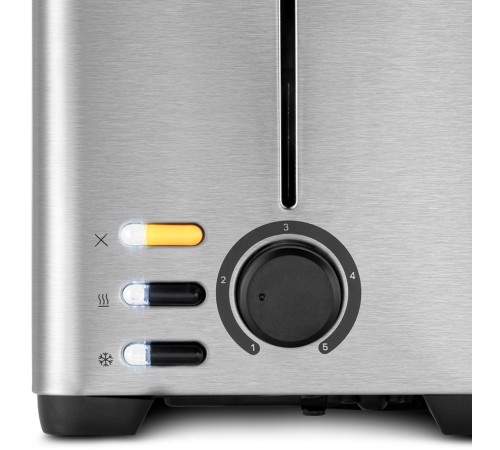 Тостер Kitfort КТ-6204 850Вт нержавеющая сталь/черный Тостер Kitfort КТ-6204 850Вт нержавеющая сталь/черный