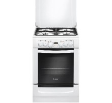 Плита Комбинированная Gefest ПГЭ 6102-03 белый (металлическая крышка) реш.чугун