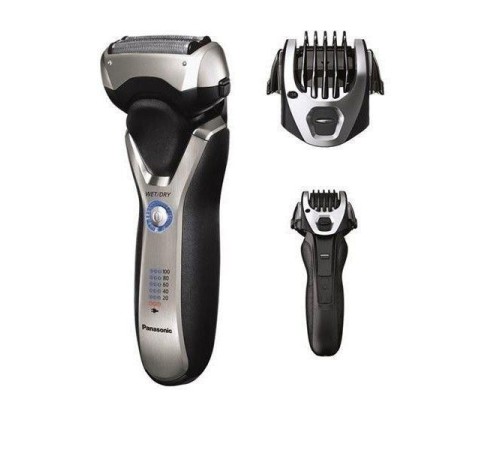 Бритва сетчатая Panasonic ES-RT77-S520 реж.эл.:3 питан.:аккум. серебристый/черный Бритва сетчатая Panasonic ES-RT77-S520 реж.эл.:3 питан.:аккум. серебристый/черный