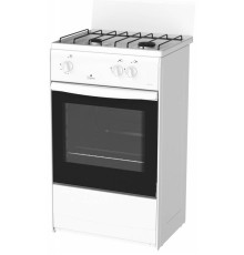 Плита Газовая Darina 1AS GM 521 001 W белый/черный (без крышки) реш.сталь