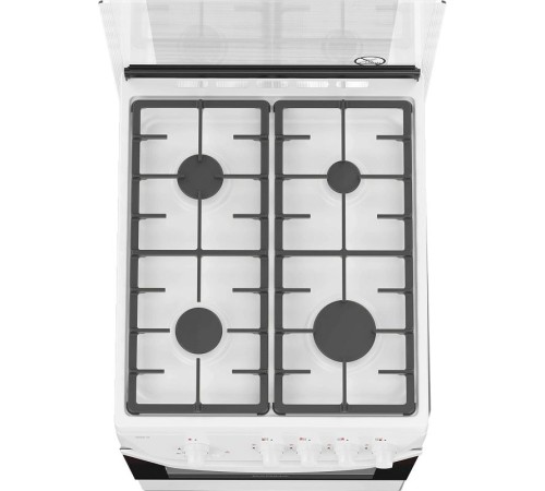 Плита Газовая Darina 1D1 GM 241 008 W белый/черный (стеклянная крышка) реш.чугун Плита Газовая Darina 1D1 GM 241 008 W белый/черный (стеклянная крышка) реш.чугун