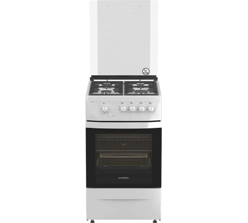 Плита Газовая Darina 1D1 GM 241 008 W белый/черный (стеклянная крышка) реш.чугун Плита Газовая Darina 1D1 GM 241 008 W белый/черный (стеклянная крышка) реш.чугун