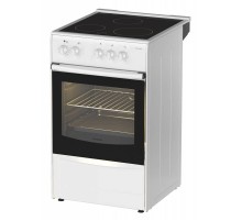 Плита Электрическая Darina 1B EC 331 606 W белый/черный стеклокерамика (без крышки)