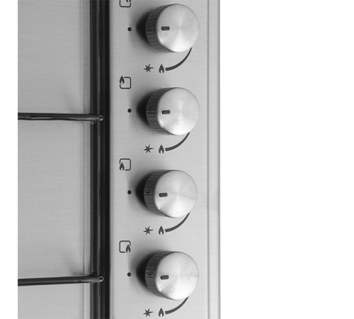 Газовая варочная поверхность Darina T1 BGM 341 11 X нержавеющая сталь Газовая варочная поверхность Darina T1 BGM 341 11 X нержавеющая сталь