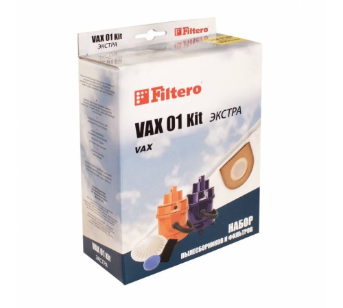 Набор фильтров Filtero VAX 01 Kit экстра (2пылесбор.) (3фильт.) Набор фильтров Filtero VAX 01 Kit экстра (2пылесбор.) (3фильт.)