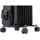 Радиатор масляный Ballu Classic Black BOH/CL-07BRN 1500Вт черный/серый